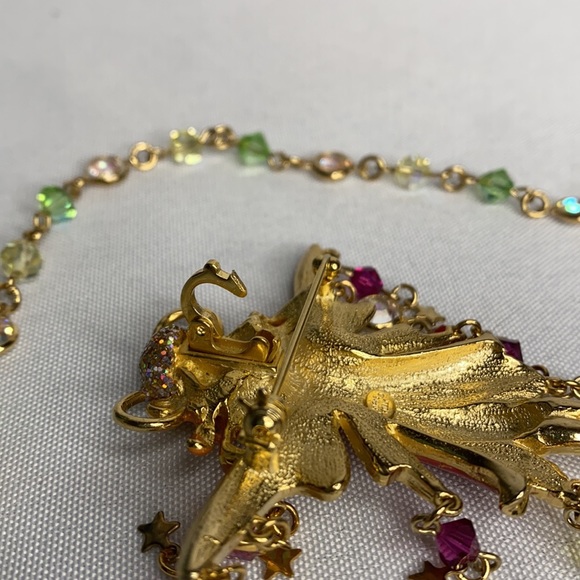 VTG Kirk's Folly Antenna Fairy pendant/ brooch, Enhancer on 16" chain - Picture 5 of 6